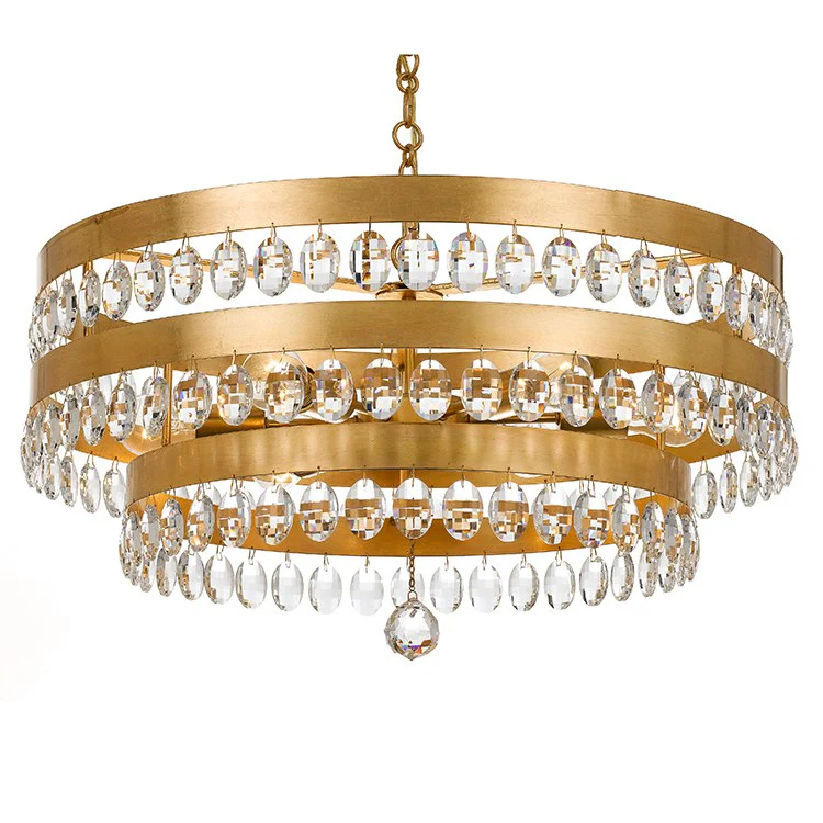 Perla Eight-Light Chandelier - Frankwebs