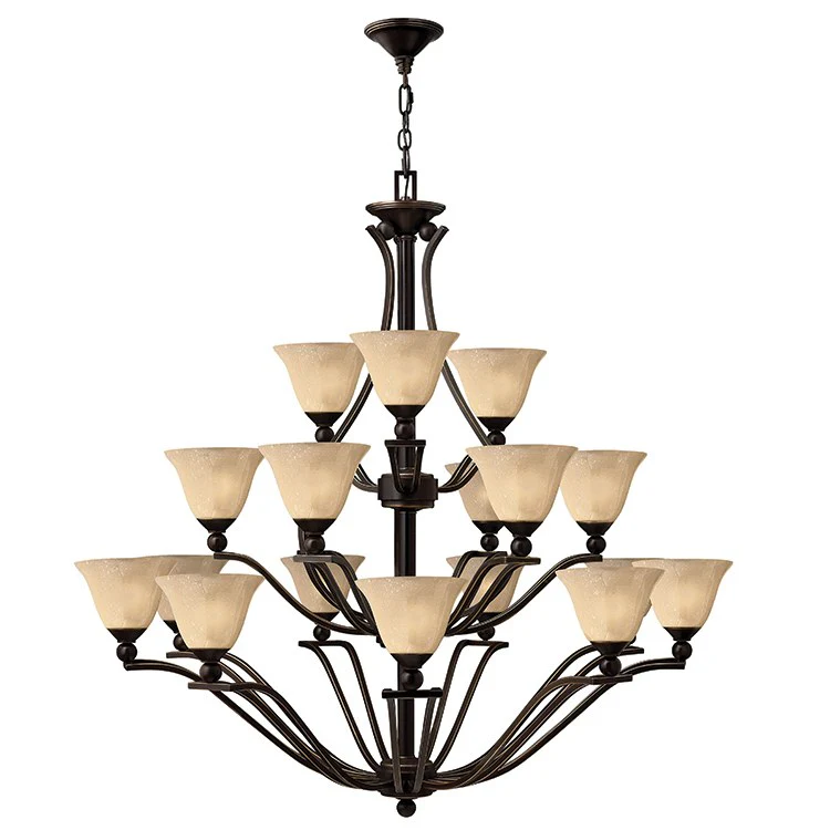 Bolla Eighteen-Light Three-Tier Chandelier - Frankwebs