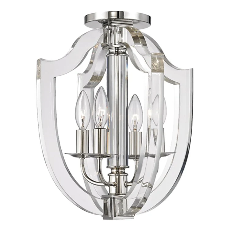 Arietta Four-Light Flush Mount Ceiling Fixture - Frankwebs