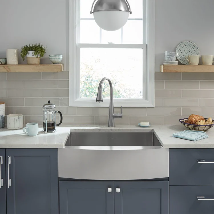 Edgewater SelectFlo Single Handle Pull Down Kitchen Faucet - Frankwebs