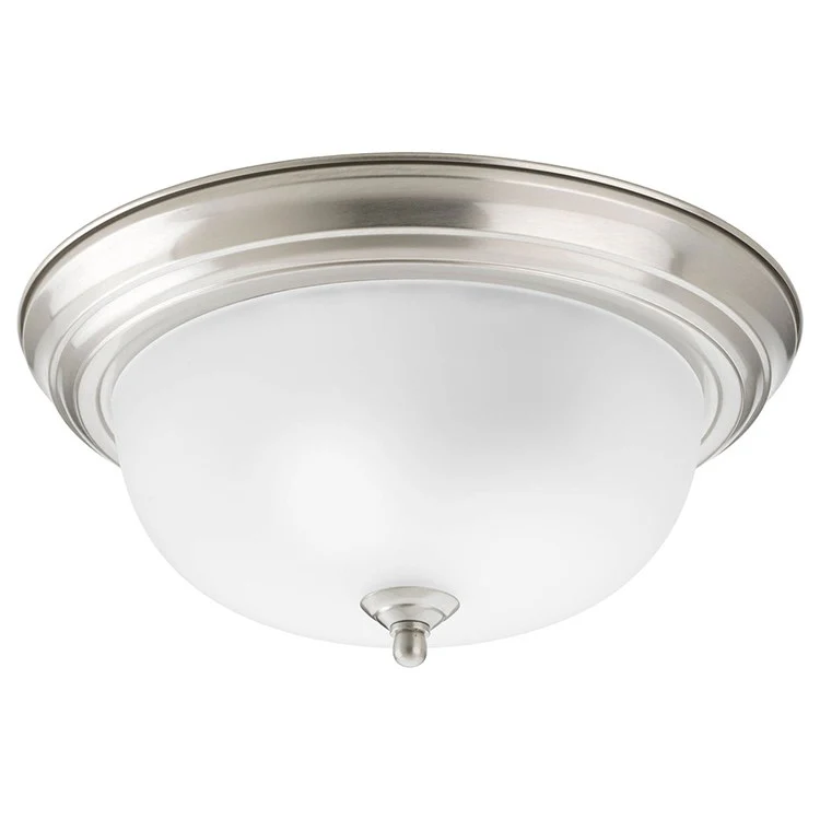 Melon Two-Light Flush Mount Ceiling Light with Etched Glass - Frankwebs