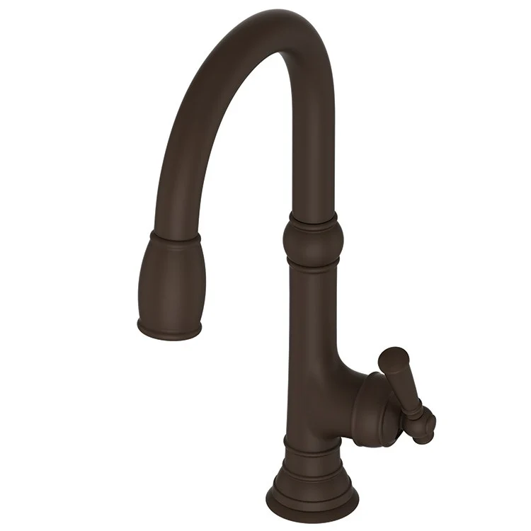 Kitchen Faucet Jacobean 1 Lever ADA Midnight Chrome Pull Down Spout Height 9-4/5 Inch 1.8 Gallons per Minute - Frankwebs