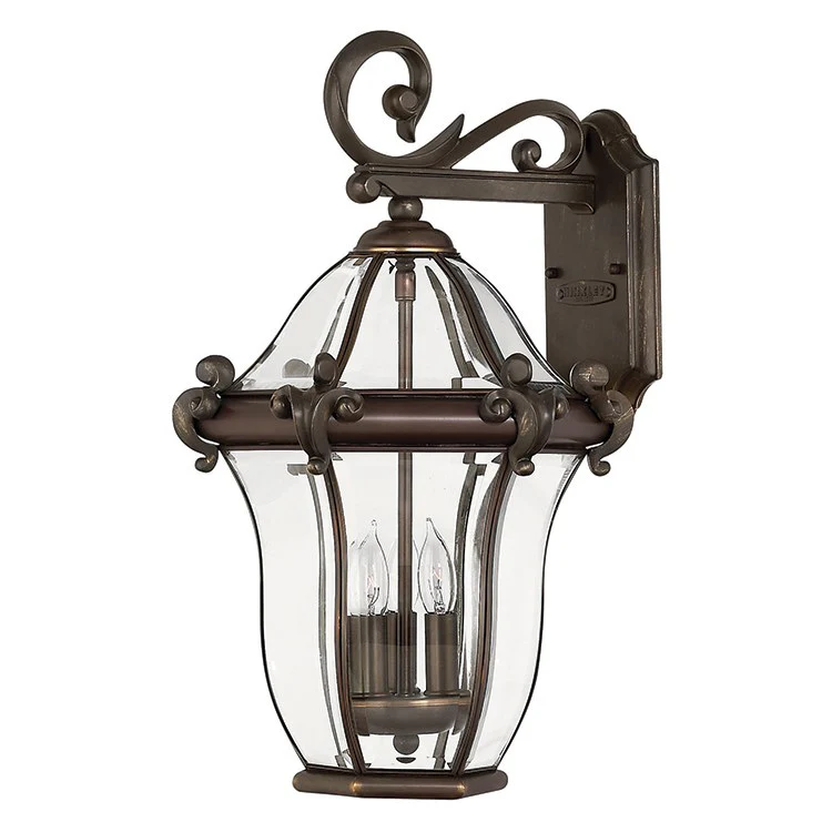 San Clemente Three-Light Small Wall-Mount Lantern - Frankwebs