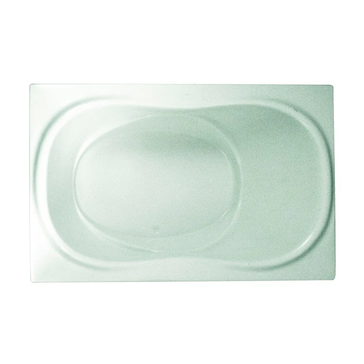 Soaking Tub Ston Collection Onyx 74 x 45 Inch Drop-In Tub Only Center Almond Hydroluxe SS - Frankwebs