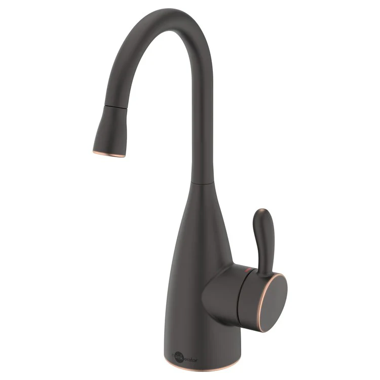 Hot Water Dispenser Showroom Transitional 1010 Instant 1 Lever ADA Gooseneck Swivel 360 DEG Oil Rubbed Bronze - Frankwebs