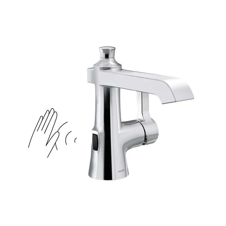 Lavatory Faucet Flara 1 Lever ADA WaterSense Chrome 1.2 Gallons per Minute 1/3 Hole Metal 5-1/4 Inch - Frankwebs