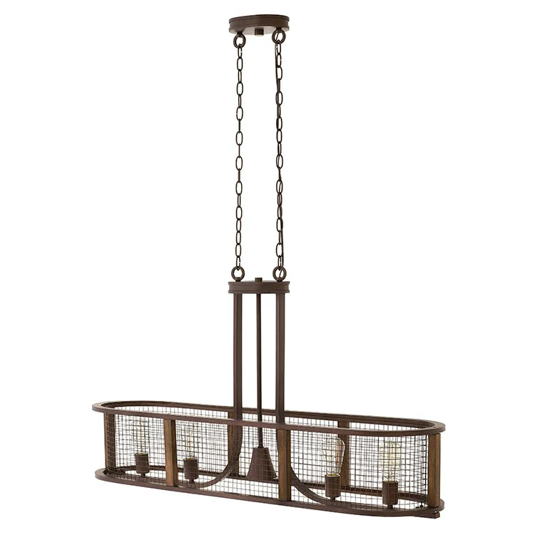 Beckett Four-Light Linear Chandelier - Frankwebs