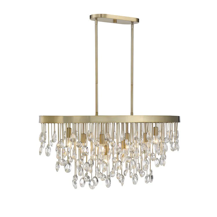 Livorno Eight-Light Linear Chandelier - Frankwebs