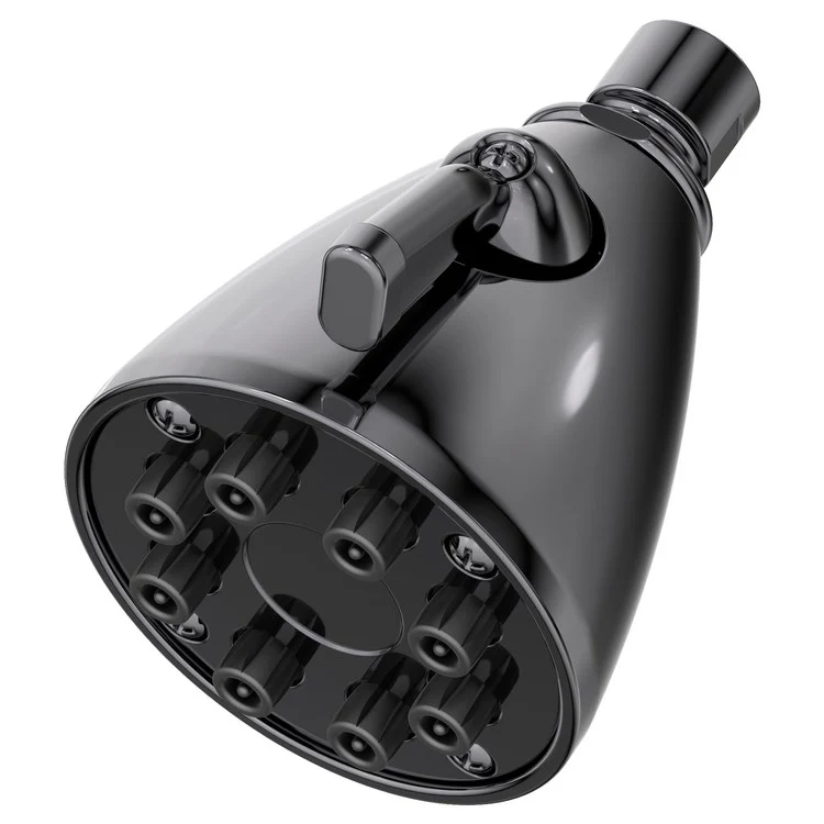 Single-Function Eight-Jet Showerhead - Aged Brass - Frankwebs