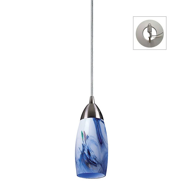 Milan Single-Light Pendant with Recessed Light Kit - Frankwebs