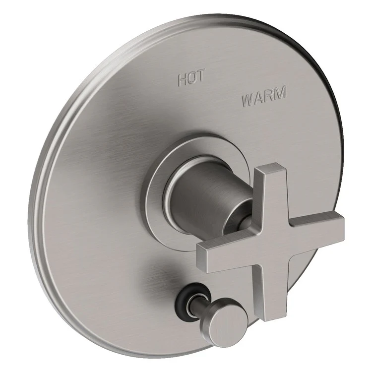 Pressure Balance Valve Trim Dorrance with Diverter Pull Knob 1 Cross Forever Brass PVD ADA Depth 3-1/6 Inch - Frankwebs