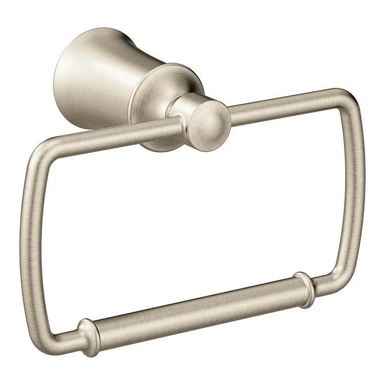 Towel Ring Dartmoor Rectangular Matte Black Zinc Wall Mount 6-21/32 x 3-1/2 x 4-13/32 Inch - Frankwebs