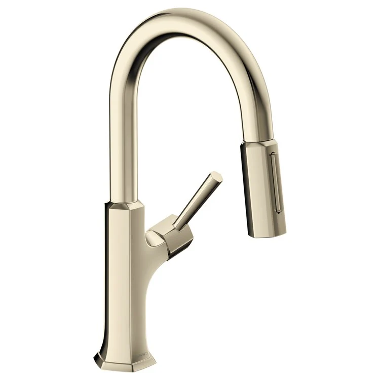 Kitchen Faucet Locarno Prep 1 Lever ADA Chrome Pull Down 2 Function 150 Degree Swivel 1.75 Gallons per Minute - Frankwebs
