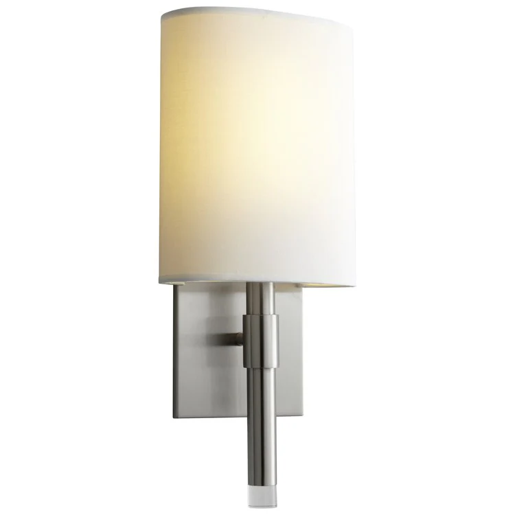 Beacon Single-Light Wall Sconce - Satin Nickel - Frankwebs
