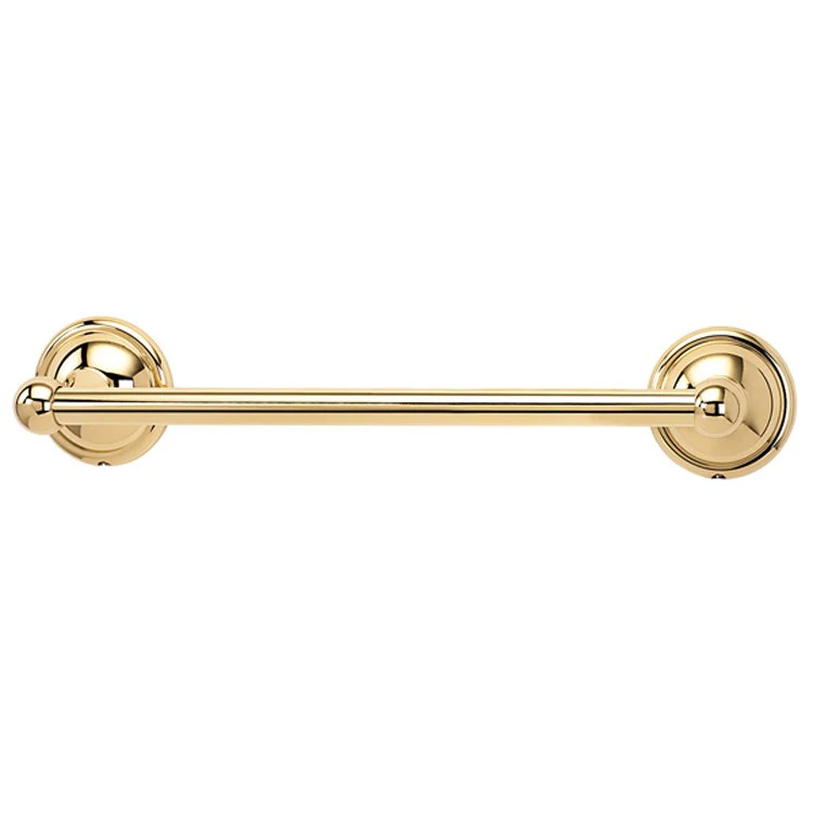 Towel Bar Yale Bath 12 Inch Polished Brass 3-1/8 Inch - Frankwebs