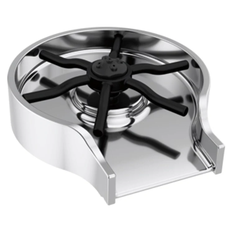 Glass Rinser Metal Brilliance Champagne Bronze for Any Faucet 4-1/2 Inch - Frankwebs