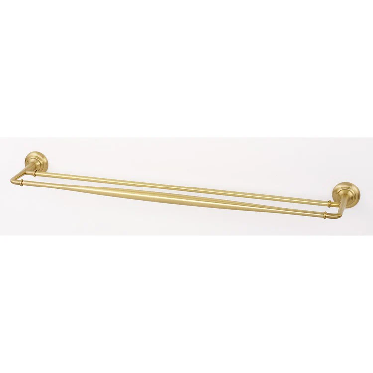 Towel Bar Charlie's Bath 24 Inch Double Bronze Brass 5-5/16 Inch - Frankwebs