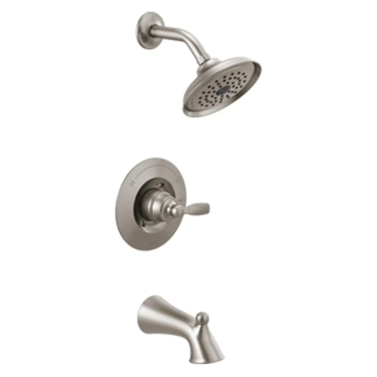 Tub and Shower Trim Woodhurst with Touch-Clean 1 Lever Brilliance Stainless ADA 1.75 Gallons per Minute - Frankwebs