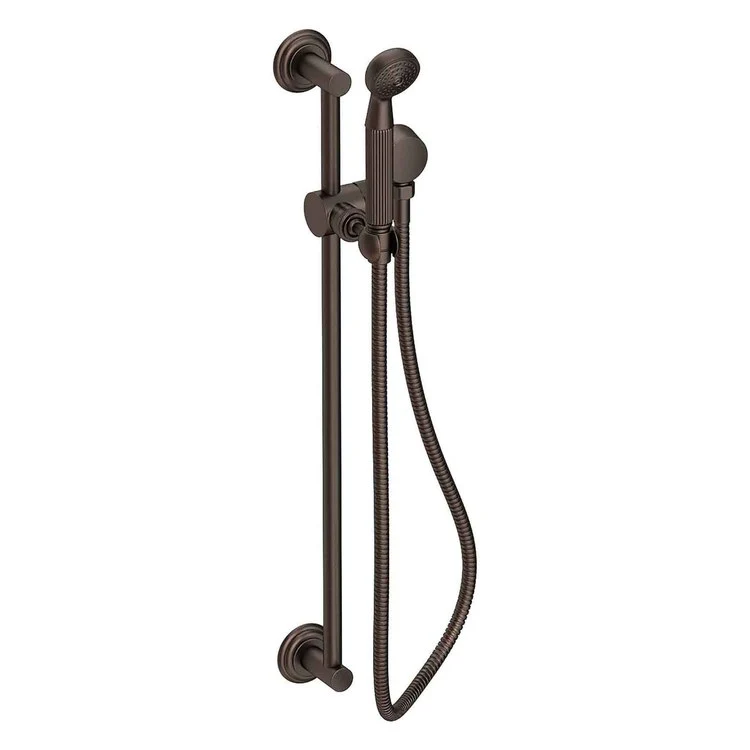 Handshower Set Tub and Shower with Slide Bar Flat Black 1 Function 1.8 Gallons per Minute - Frankwebs