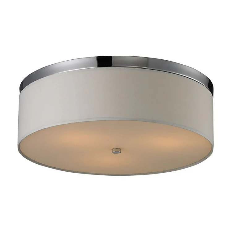 Flush Mounts Three-Light Flush Mount Ceiling Fixture - Frankwebs