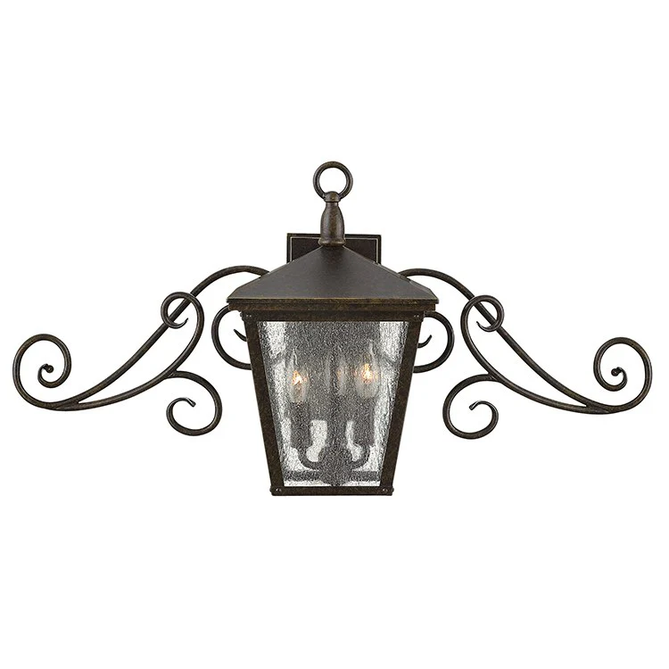 Trellis Three-Light LED Small Wall-Mount Lantern - Frankwebs
