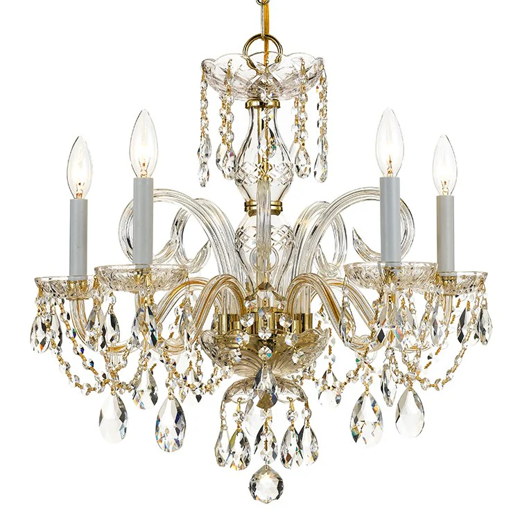 Traditional Crystal Five-Light Chandelier - Frankwebs