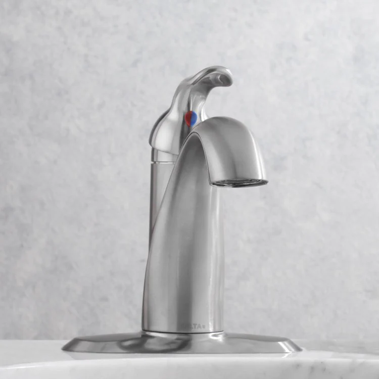 Lahara Single Handle Bathroom Faucet with Drain - Frankwebs