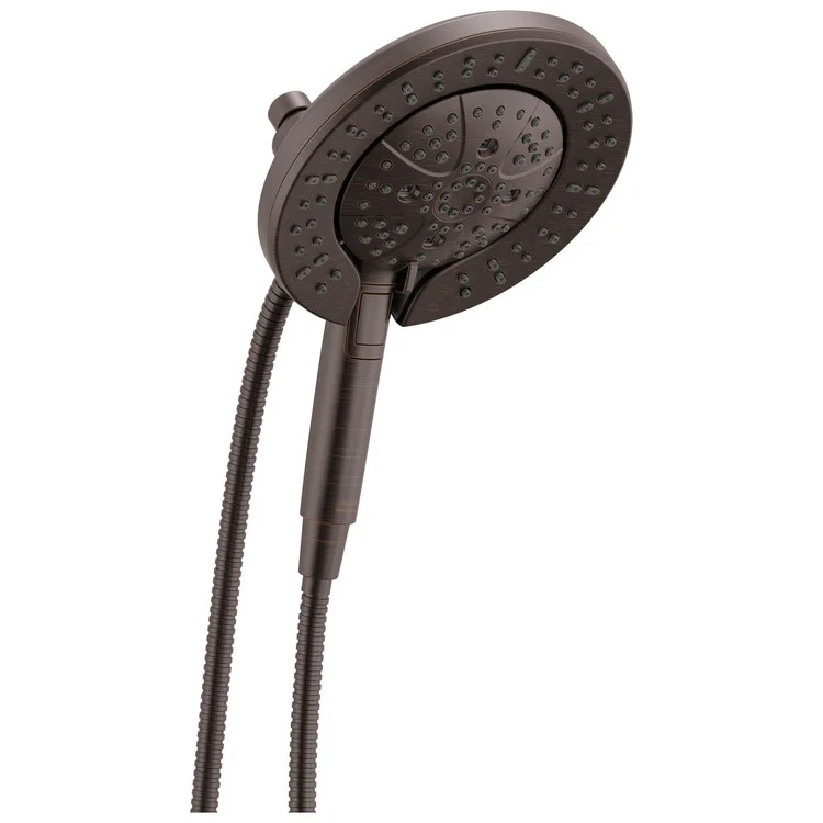 Handshower Combination Universal Showering Components In2ition 2-In-1 7 Functions Lumicoat Polished Nickel WaterSense MagnaTite Docking 7-7/8 Inch Stretchable Metal Hose 60-82 Inch 1.75 Gallons per Minute - Frankwebs