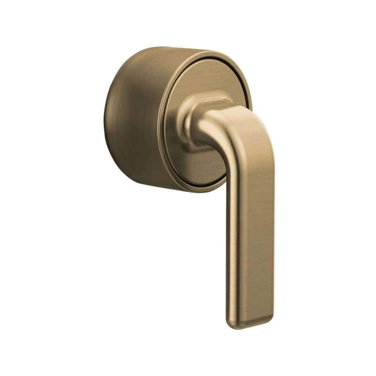Handle Kit Allaria Zinc 1 Twist Lever Brilliance Luxe Gold ADA for Sensori Thermostatic Valve Trim - Frankwebs