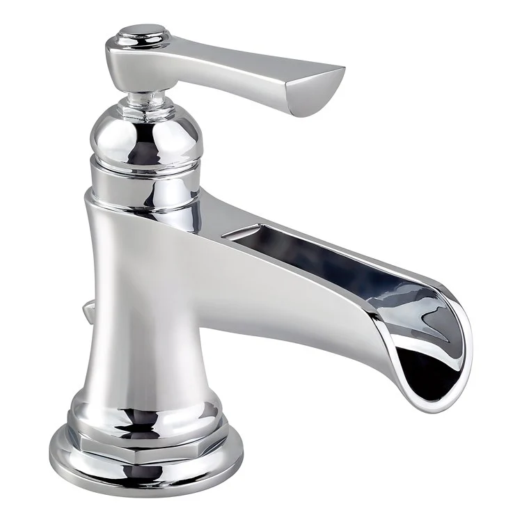 Rook Single Handle Channel Spout Bathroom Faucet with Pop-Up Drain - Frankwebs