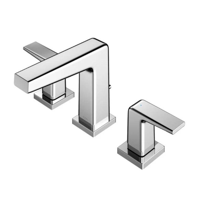 Lavatory Faucet GB Deck Mount Widespread 8 Inch Spread 2 Lever ADA CALGreen/WaterSense Polished Nickel 1.2 Gallons per Minute - Frankwebs