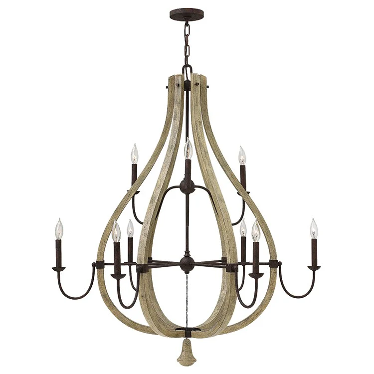 Middlefield Nine-Light Two-Tier Chandelier - Frankwebs