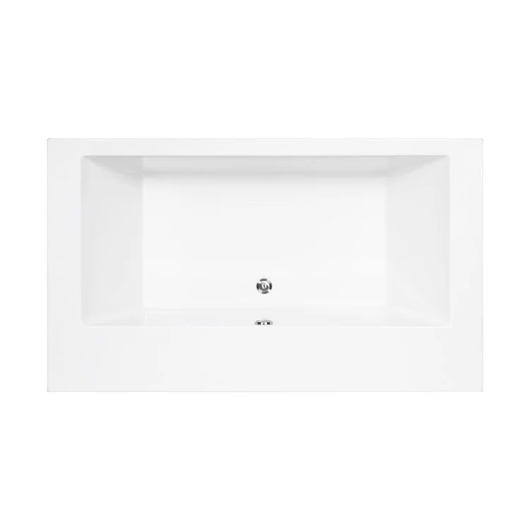 Air Tub Metro 1 72 x 42 Inch Undermount Stream Bath with Air Massage Elite Center Biscuit Rectangle Acrylic 100 Gallons 20 Inch - Frankwebs