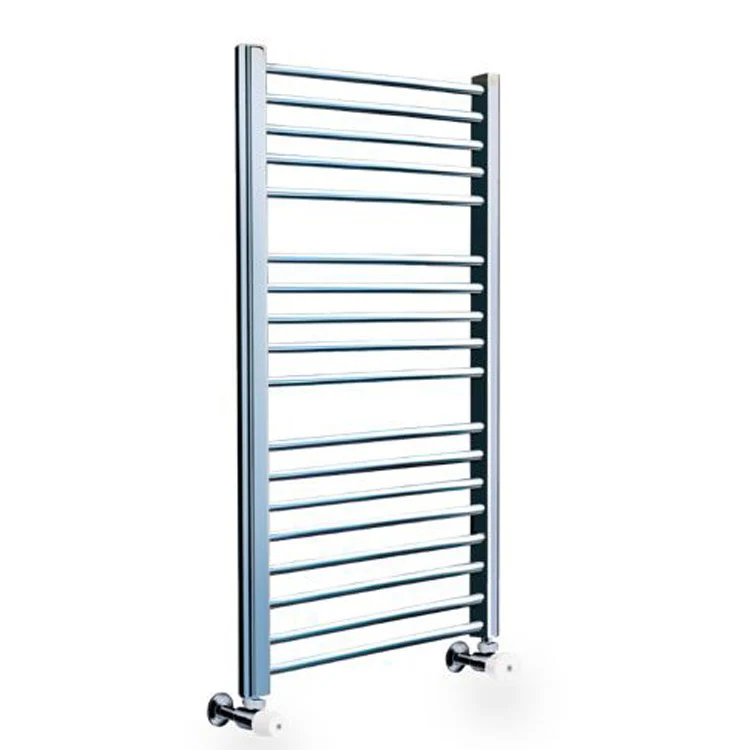 Towel Warmer Hydronic Straight Less Valve 1804 British Thermal Unit per Hour 20 x 51 Inch Chrome Stainless Steel - Frankwebs