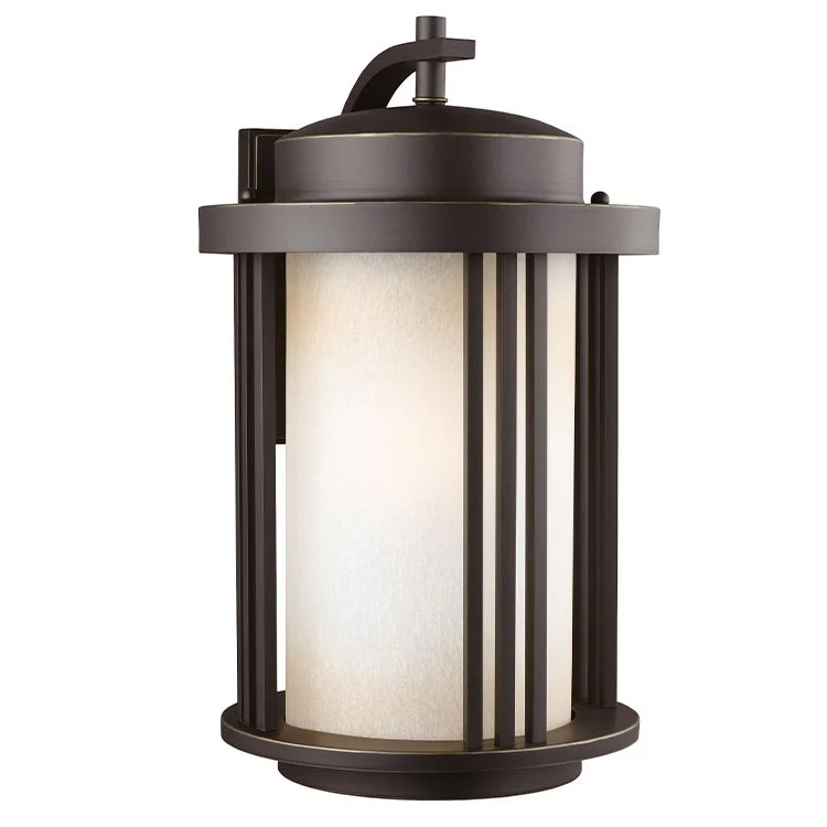 Crowell Single-Light LED Large Outdoor Wall Lantern - Frankwebs