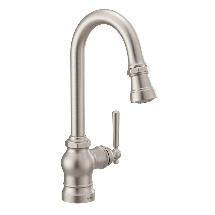 Bar Faucet Paterson 1 Lever ADA Matte Black Pull Down - Frankwebs