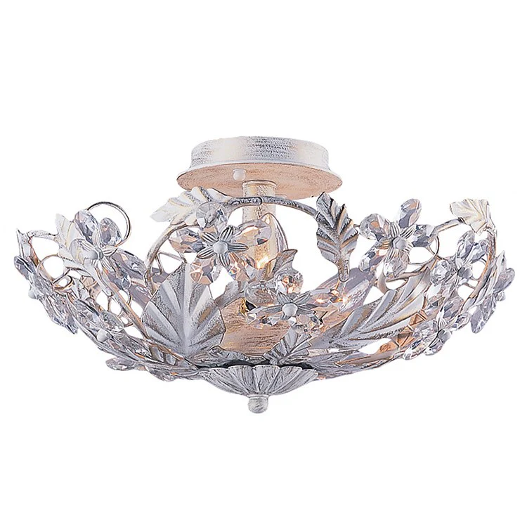 Paris Market Six-Light Semi-Flush Mount Ceiling Fixture - Frankwebs