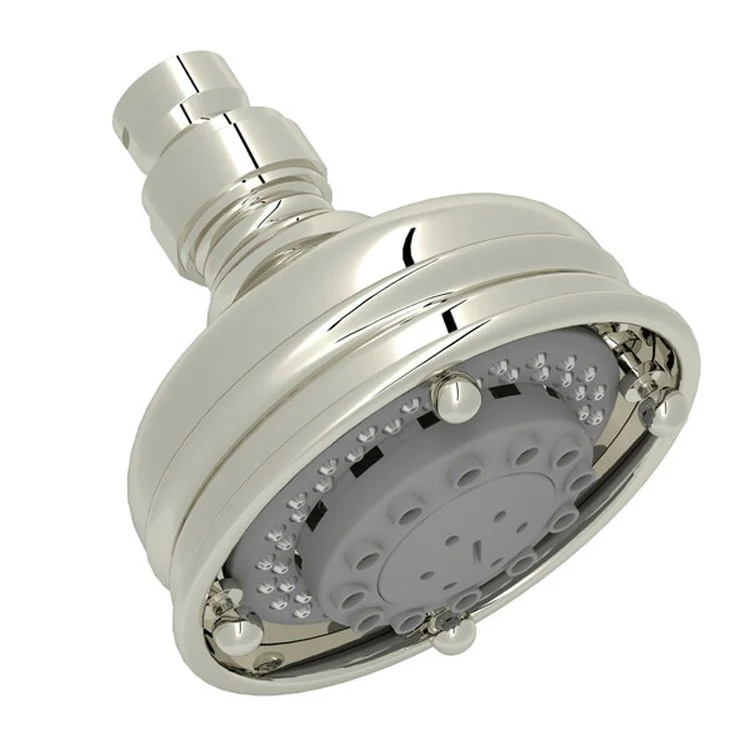 Showerhead Santena 3 Function Polished Nickel 4 Inch 2.0 Gallons per Minute Round - Frankwebs