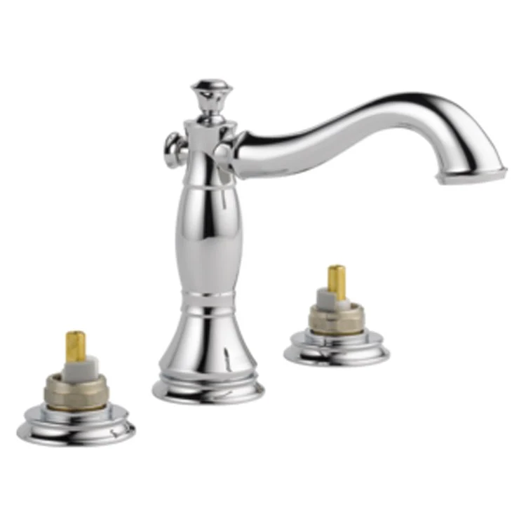 Cassidy Two Handle Widespread Bathroom Faucet with Drain without Handles - Frankwebs