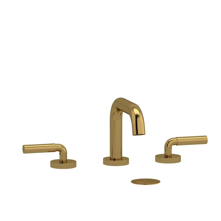 Lavatory Faucet Riu Widespread 8 Inch Spread 2 Lever ADA Black 1.5 Gallons per Minute - Frankwebs