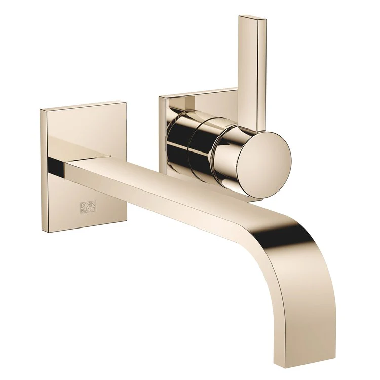 Lavatory Faucet MEM Wall Mount Mixer 1 Lever ADA WaterSense Chrome 1.2 Gallons per Minute Less Drain 2 Hole - Frankwebs