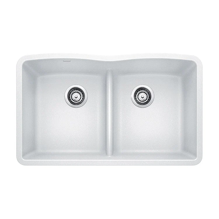 Kitchen Sink Diamond 32 x 19 Inch Double Bowl Equal Double Low Divide Coal Black Undermount - Frankwebs