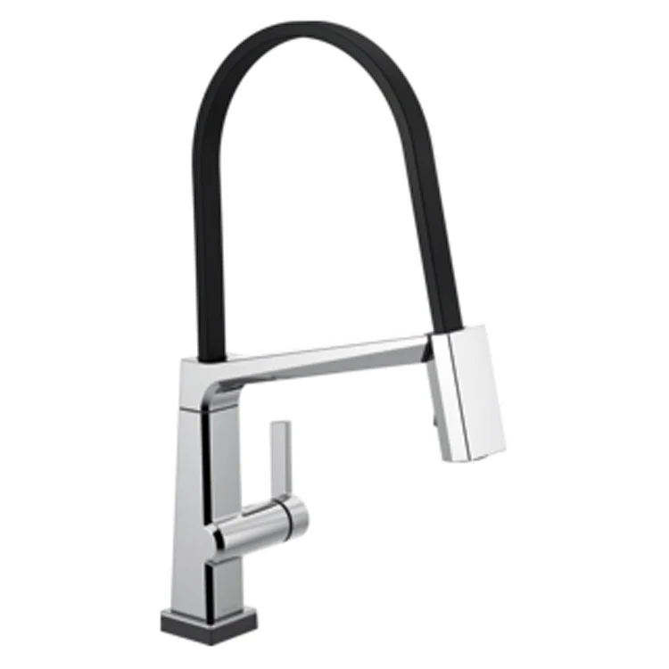 Kitchen Faucet Pivotal Exposed Hose 1 Lever ADA Arctic Stainless Diamond Seal/Touch2O Pull Down 1.8 Gallons per Minute - Frankwebs