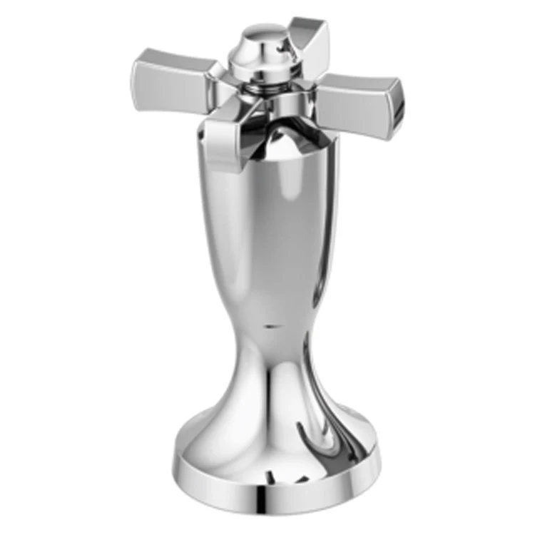 Handle Kit Dorval Metal 1 Cross Chrome for Roman Tub/Wall Mount Tub Filler Faucets - Frankwebs