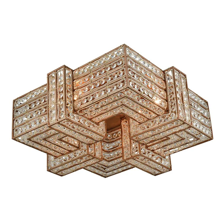 Lexicon Four-Light Flush Mount Ceiling Fixture - Frankwebs