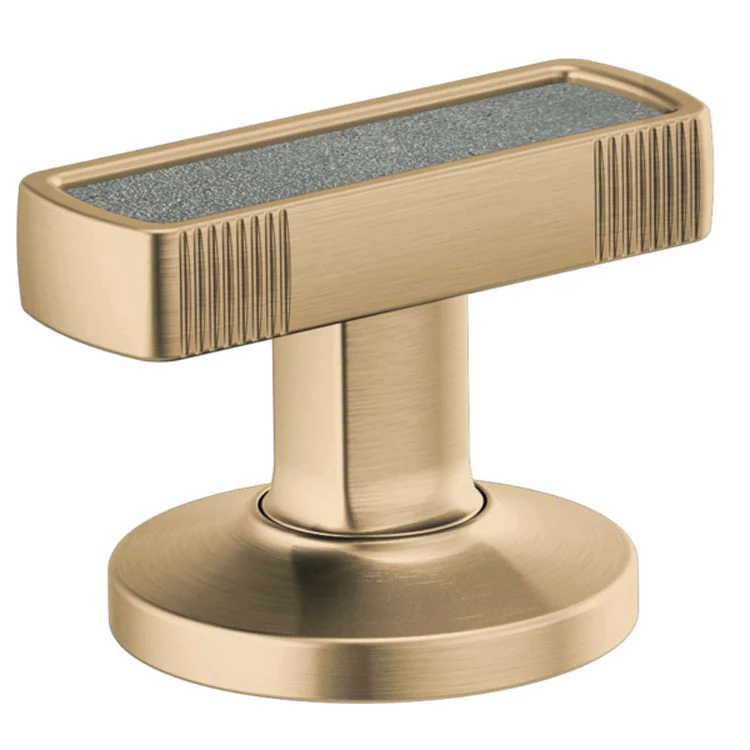 Handle Kit Kintsu 2 Knob Polished Chrome/Concrete Inlay ADA for Widespread Lavatory Faucet - Frankwebs