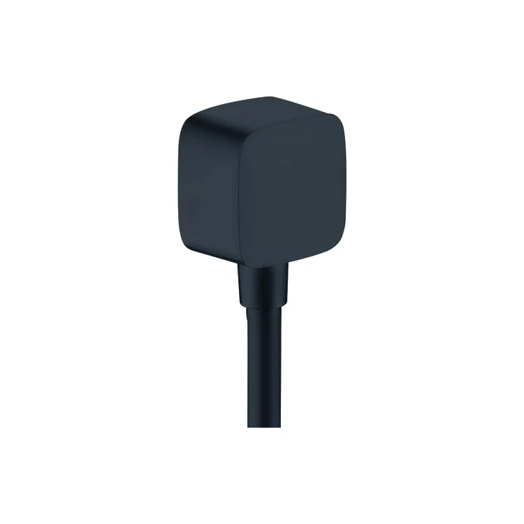 Wall Outlet ShowerSolutions SoftCube with Check Valves Brushed Black Chrome - Frankwebs