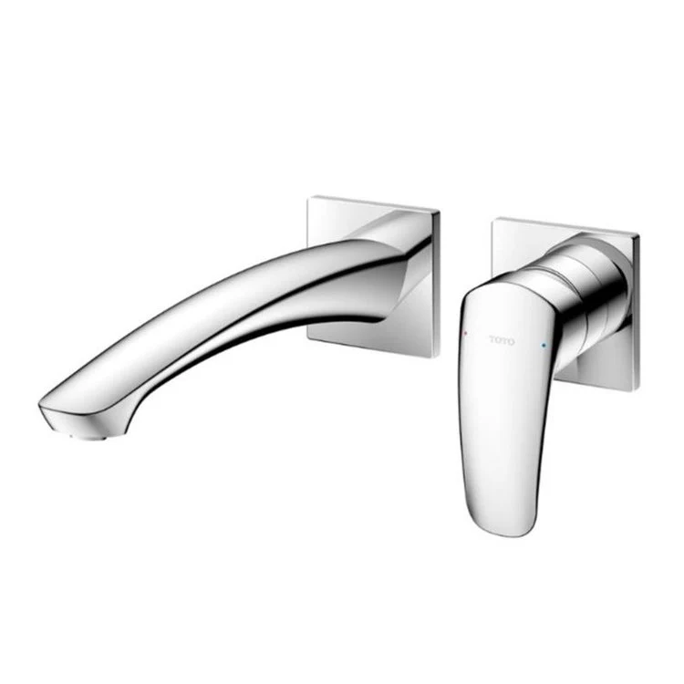 Lavatory Faucet GM Wall Mount Long 1 Lever ADA CALGreen/WaterSense Brushed Nickel 1.2 Gallons per Minute - Frankwebs