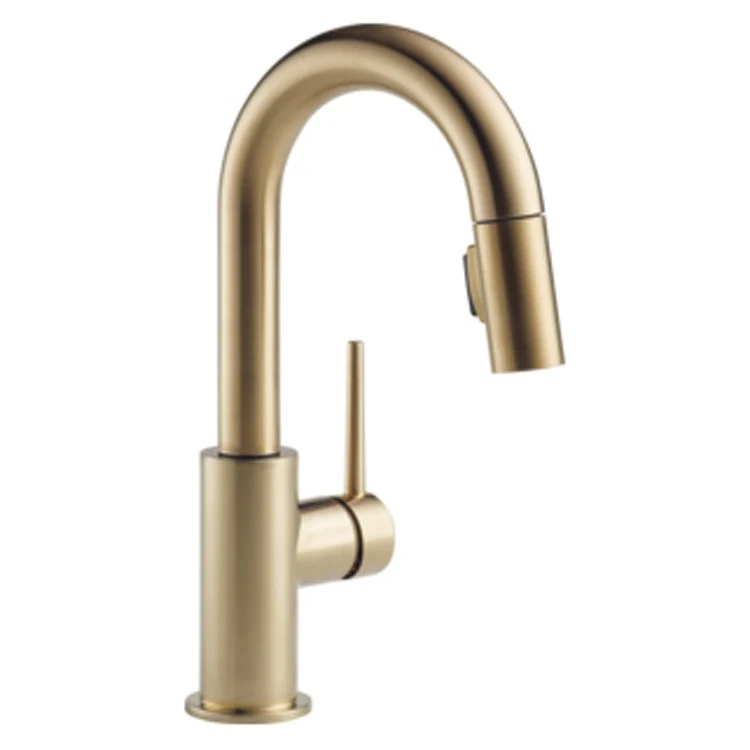 Prep Faucet Trinsic 8 Inch Spread 1 Lever ADA WaterSense Matte Black High Arc Pull Down Gooseneck Limited Swivel 1/3 Hole - Frankwebs