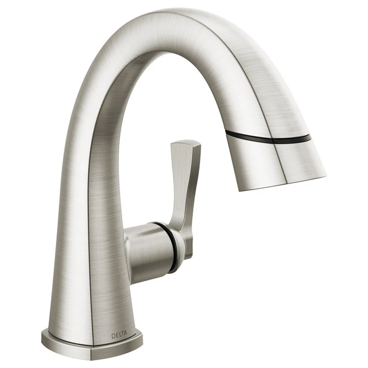 Lavatory Faucet Stryke 1 Lever ADA WaterSense Lumicoat Stainless 1.2 Gallons per Minute Metal Pop-Up 1 Hole Diamond Seal Technology - Frankwebs